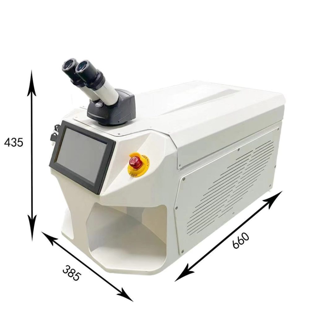 Máquina portátil de solda a laser para joias