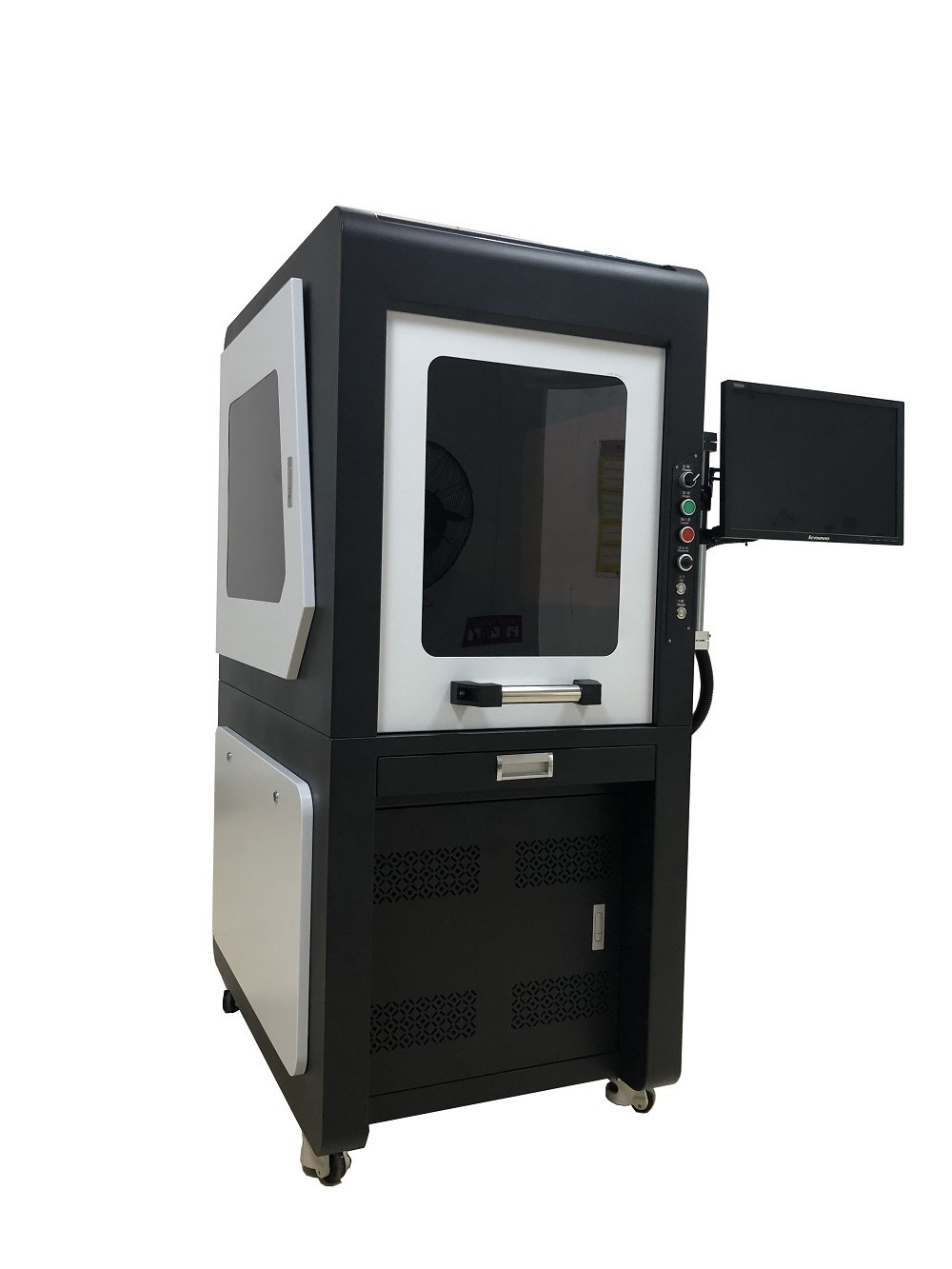 Full Enclosed 3D Dynamic Focus Fiber Laser Marking Machine - 3D Laser Marking Machine - 1