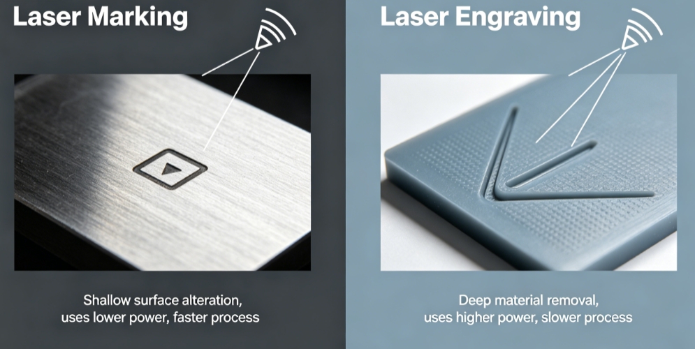 Laser Marking vs Laser Engraving
